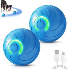 (#A1, -) 2025 2 ks vibračního míčku pro psy, dobíjecí přes USB, interaktivní