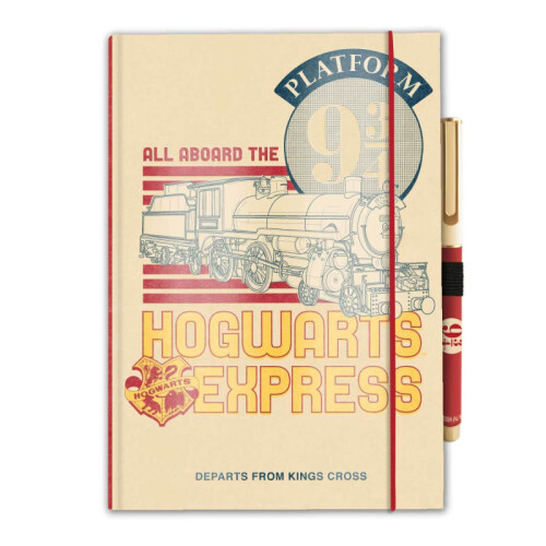 Harry Potter Harry Potter - Notesbog / Notesbog A5 med penplatform 9 3/4