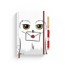 Harry Potter - Hedwig A5 notesbog med kuglepen