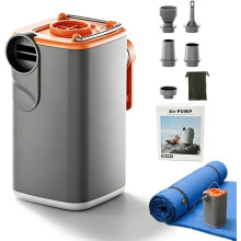 (Gray - 5 Nozzles + Waterproof Bag, -) Mop plano multifuncional mãos-livres, ferramenta de limpeza giratória sem contato.