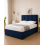 Modern Upholstered Bed with USB & Drawers Blue 3FT 3