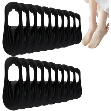 (Black-10 Pairs, -) Damen Socken, Eisenseide, Invisible, Silikon, Low Cut, Non-Slip, Flats, Schuhe, Socken, Damen