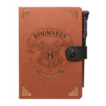 Harry Potter - A5 notesbog / notesbog med tryllestavformet kuglepen