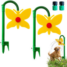 (Yellow 2pcs, -) 2026 Crazy Dancing Butterfly Sprinkler, otočný o 360