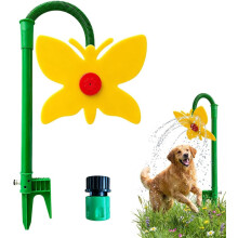 (Yellow 1pc, -) 2026 Crazy Dancing Butterfly Sprinkler, otočný o 360