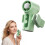 (Green 1pc, -) Mini ventilateur clip, affichage LED 1