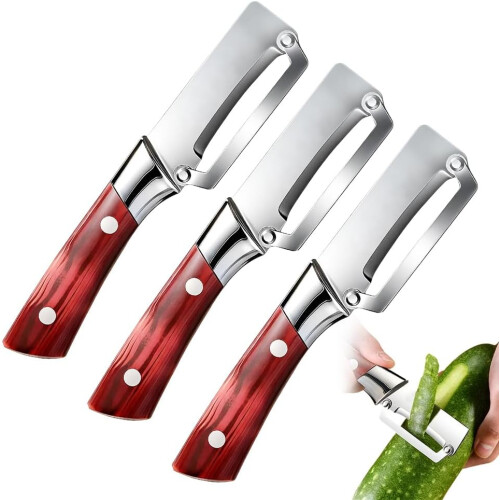 (3 pcs, -) Multifunctionele Groentenschilmes - 2026, 3 Stuks