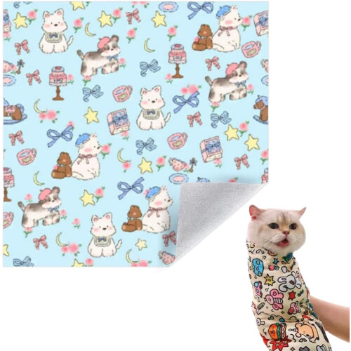 (#A2, M (within 11.1lbs)) Couverture toilettage chat, L