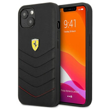 Ferrari FEHCP13SRQUK iPhone 13 mini 5.4 sort/sort hårdt cover Off Track Quiltet