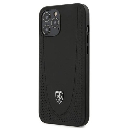 Ferrari iPhone 12 Pro Max cover Ferrari Off Track perforeret sort