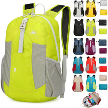 (Green, -) 25L Foldable Waterproof Backpack, Lightweight Travel Daypack