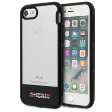 Ferrari Hardcase FEHCP7BISBK iPhone 7/8/SE 2020 / SE 2022 gennemsigtig sort