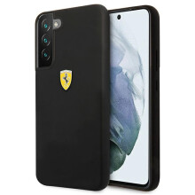 Funda de silicona negra para Samsung Galaxy S22 Ferrari On Track