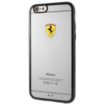 Funda negra transparente para Samsung Galaxy S7 Ferrari Racing