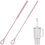 (Pink, -) Brosse paille, bleu, extra-longue 1