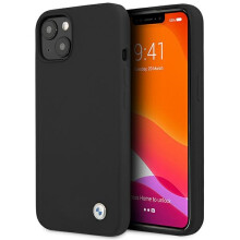 iPhone 13 Mini BMW Silikone Signature Cover Sort