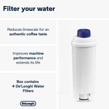 DeLonghi Water Filter DLSC321 Softener and Purifier for Coffee Makers Acti