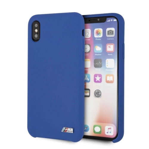BMW BMW Silikone M Collection iPhone X Etui Blå
