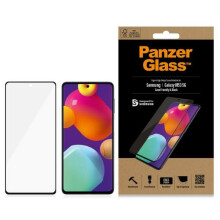 Gehärtetes Glas für Samsung M53, PanzerGlass-Hüllenkompatibel, Schwarz
