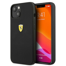 Ferrari FESSIHCP13SBK iPhone 13 mini5.4 sort/sort hårdt cover silikone