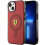 Ferrari iPhone 14 Ferrari Transparente MagSafe Hülle Rot 1