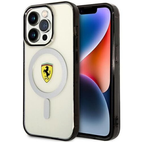 Ferrari Custodia MagSafe trasparente Ferrari per iPhone 14 Pro Max