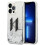 Custodia per iPhone 14 Pro Karl Lagerfeld Liquid Glitter Argento 1