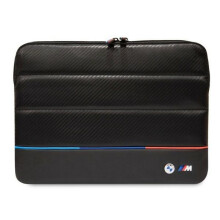 Custodia per laptop BMW da 14" in carbonio nero tricolore
