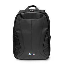 BMW Carbon & Leather 16" Laptop Rygsæk Sort