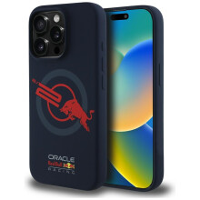 iPhone 15 Pro Red Bull HC szilikon MagSafe tok, sötétkék
