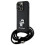 Custodia per iPhone 15 Pro Karl Lagerfeld a tracolla Saffiano nera 1