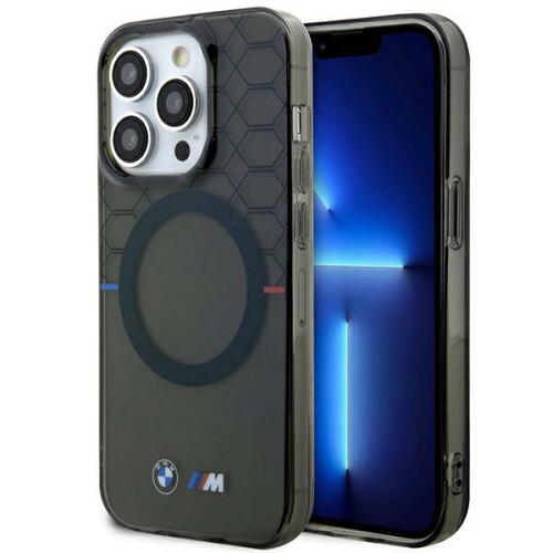 BMW iPhone 14 Pro Max BMW Hartschalen-MagSafe-Schutzhülle, Grau