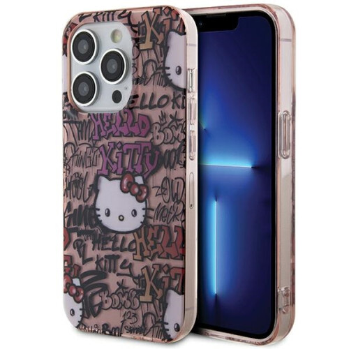 Hello Kitty iPhone 15 Pro Max tok Hello Kitty graffiti rózsaszín