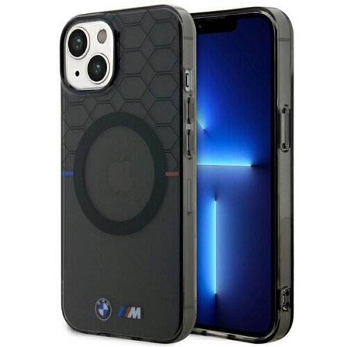 BMW Funda MagSafe para iPhone 14 Plus BMW Pattern Gris