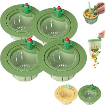 (4green, -) Set di 4 adattatori per chiave a bussola esagonale da 1/4", adattatori a sgancio rapido.