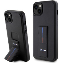 iPhone 14 BMW Hardcase Grip Hot Stamp Schwarze Hülle
