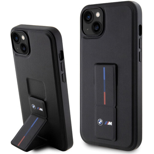 BMW iPhone 14 Plus BMW Hardcase Grip-cover, sort