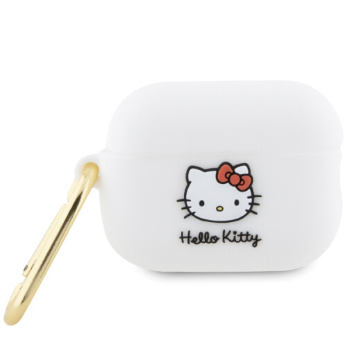 Hello Kitty AirPods Pro 2 Etui Hello Kitty 3D Silikone Hvid