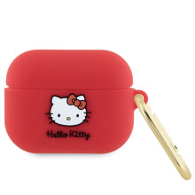 AirPods Pro tok Hello Kitty 3D cica fej fukszia