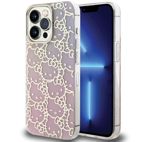 Hello Kitty iPhone 14 Pro Max Hello Kitty Gradient Electrop Pink Cover