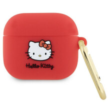 AirPods 3 tok Hello Kitty 3D szilikon fukszia