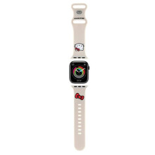 Apple Watch szíj 38 mm Hello Kitty szilikon bézs