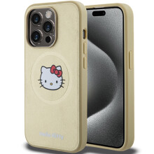 iPhone 13 Pro Max Hello Kitty MagSafe bőrtok, arany