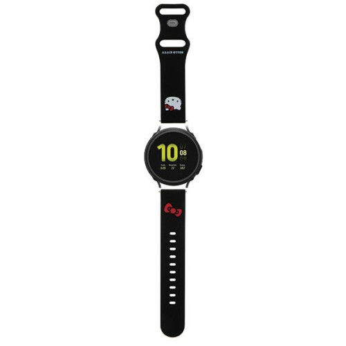 Hello Kitty Hello Kitty Silikone Kitty Head smartwatch-rem Sort 20 mm