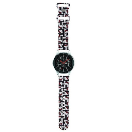 Hello Kitty Hello Kitty Silikone Smartwatch-rem 22 mm Sort