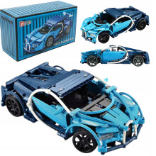 BAUSTEINE ALS GESCHENK FÜR KINDER BUGATTI SPORTWAGEN 340 Teile.
