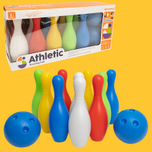 Farvede bowlingkegler