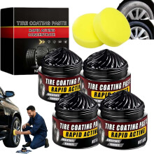 (4pcs, -) 2026 Reifenpflegepaste, 2 Stück, Trim, Restaurierung, Glanz, Ceramic, Schutz, Gummi, Kunststoff, Auto, Reifen