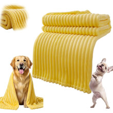 (Yellow, -) 2026 Emotionale Unterstützungsdecke, Grau, 1 Stück, Hund, Beruhigend, Weich, Kennel, Sofa, Auto, Haustier, Comfort
