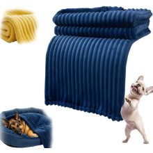 (Blue, -) 2026 Emotionale Unterstützungsdecke, Grau, 1 Stück, Hund, Beruhigend, Weich, Kennel, Sofa, Auto, Haustier, Comfort